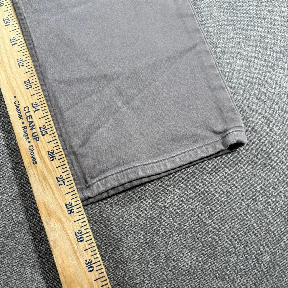 Banana Republic Traveler Slim Pants Mens 34x30 (Fits 34x28) Gray 5-Pocket Chinos